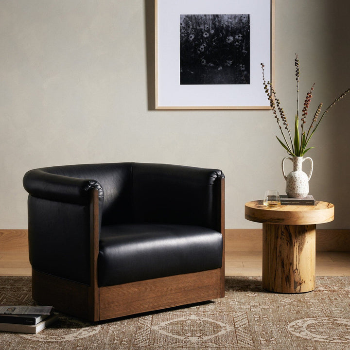 Brighton Swivel Chair - Heirloom Black