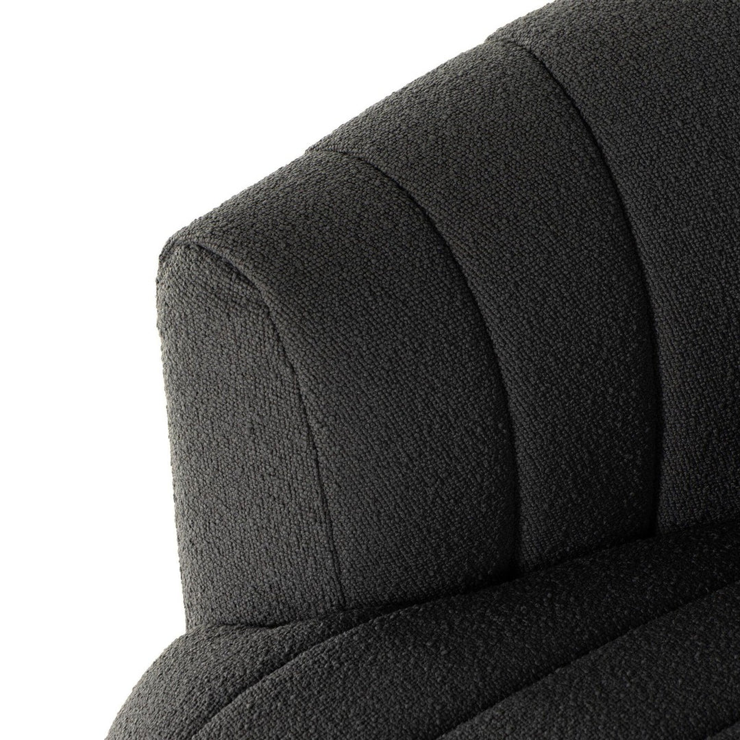 Parker Swivel Chair - FIQA Boucle Charcoal