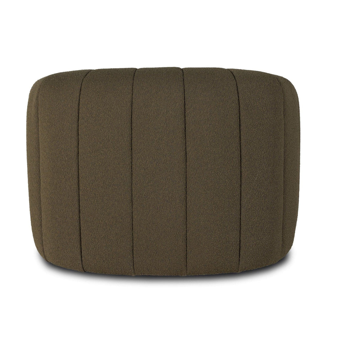 Parker Swivel Chair - FIQA Boucle Olive