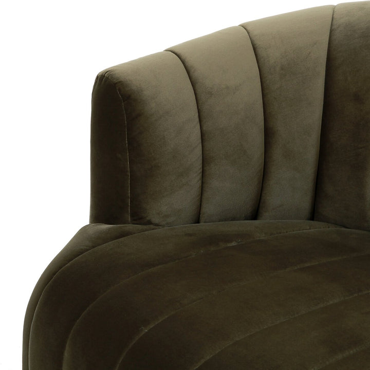 Ariana Swivel Chair - Surrey Olive