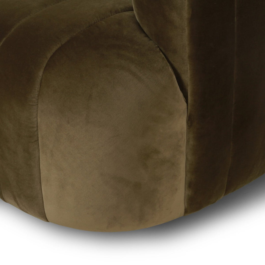 Ariana Swivel Chair - Surrey Olive