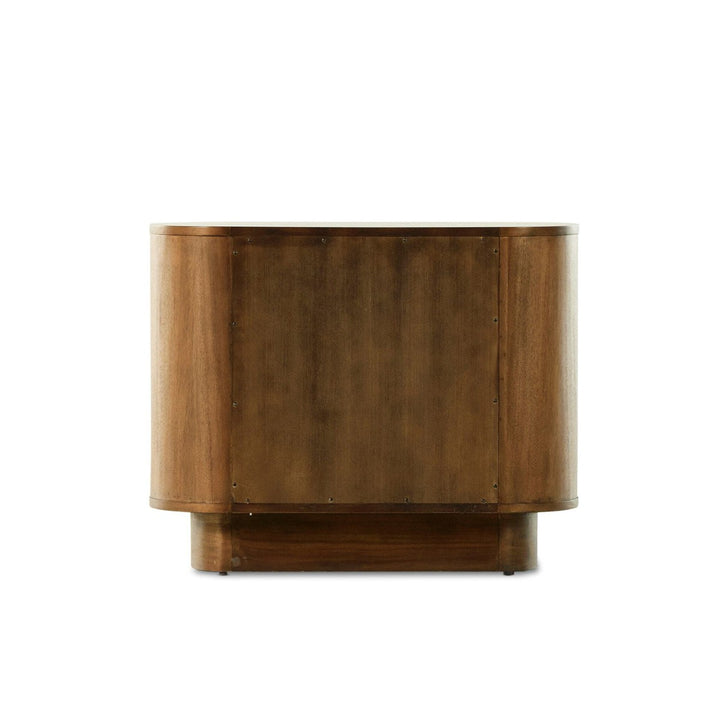 Emerson Nightstand - Seasoned Brown Acacia