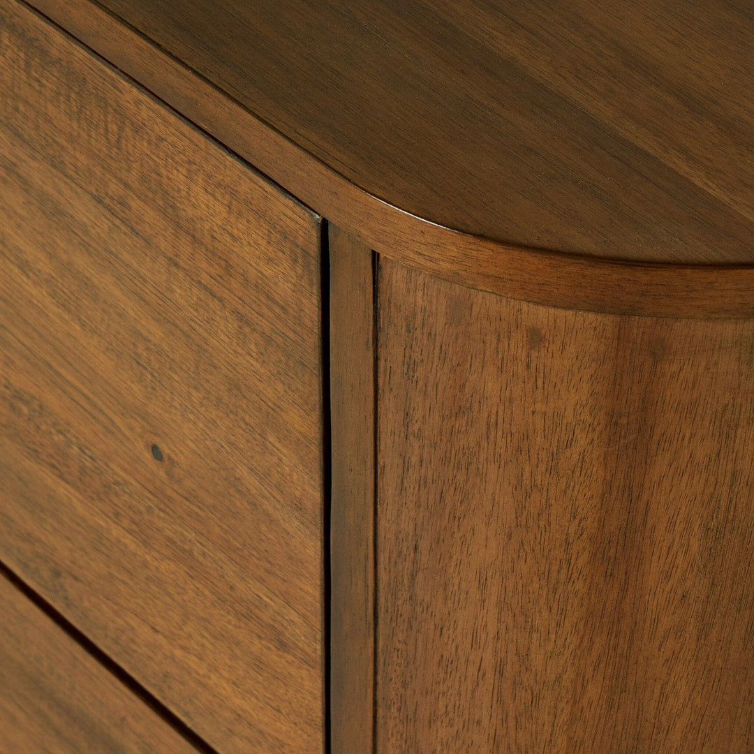 Emerson Nightstand - Seasoned Brown Acacia