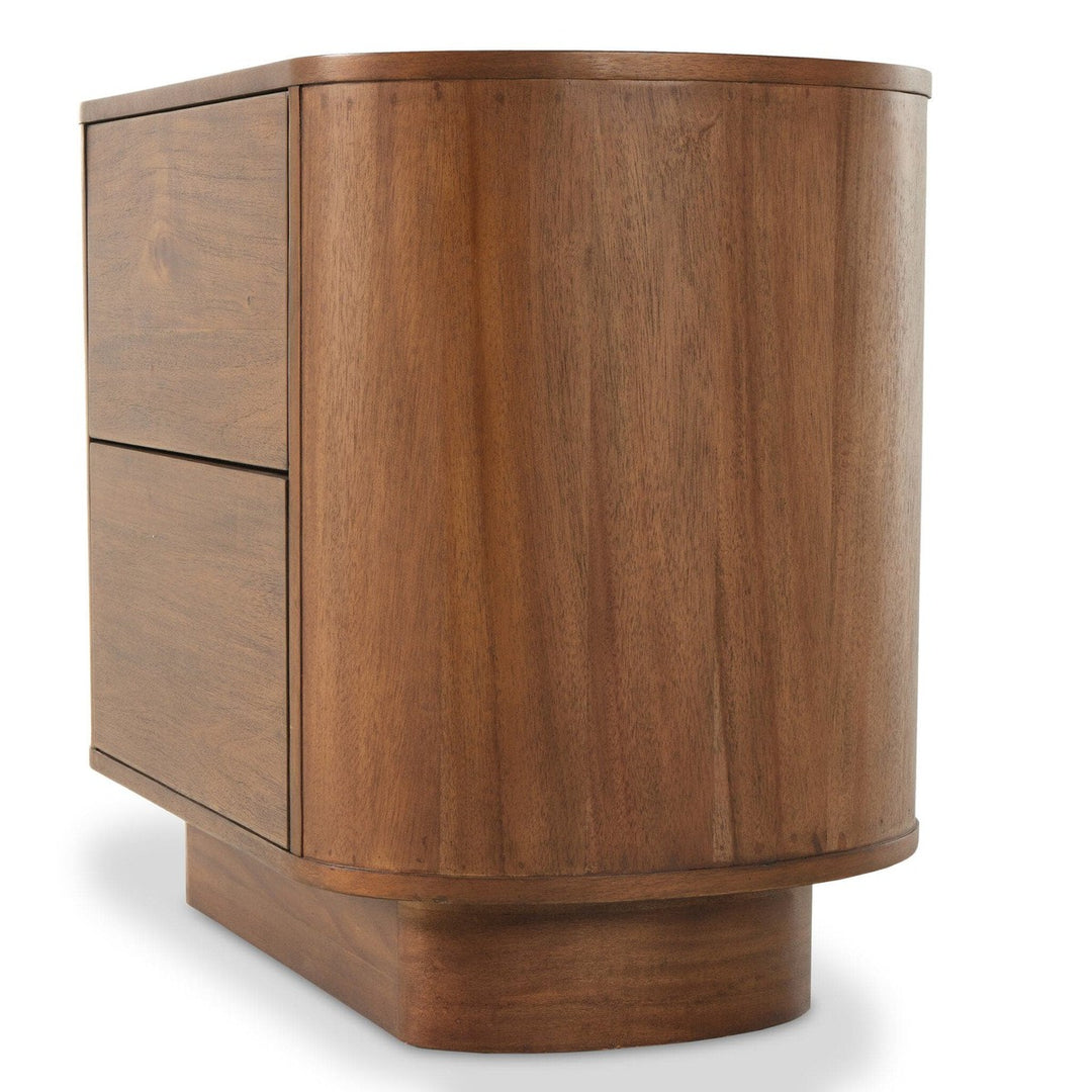 Emerson Nightstand - Seasoned Brown Acacia