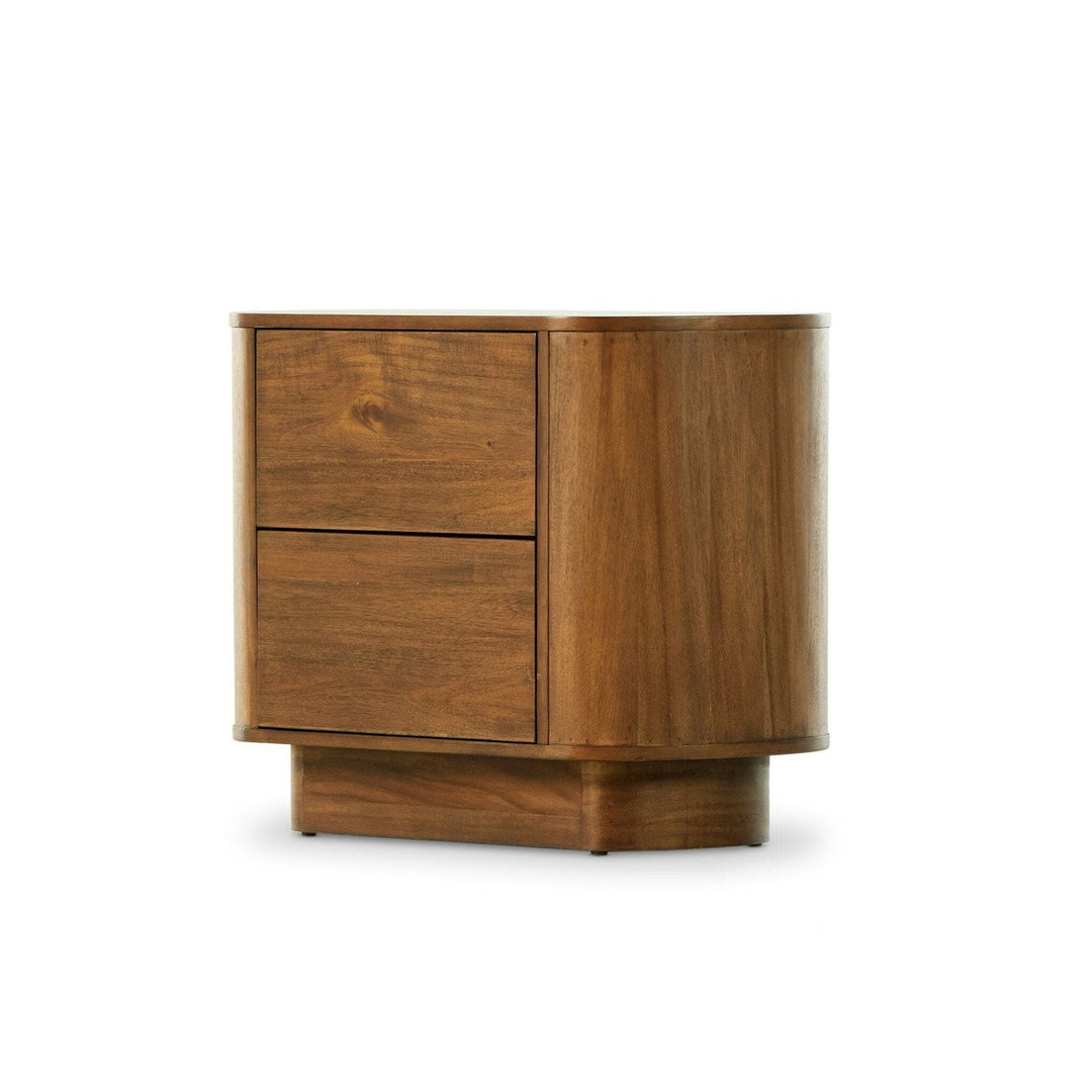 Emerson Nightstand - Seasoned Brown Acacia