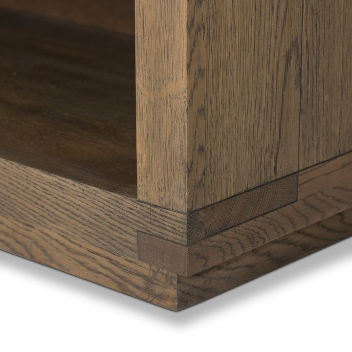 Harvey Nightstand - Worn Oak Veneer