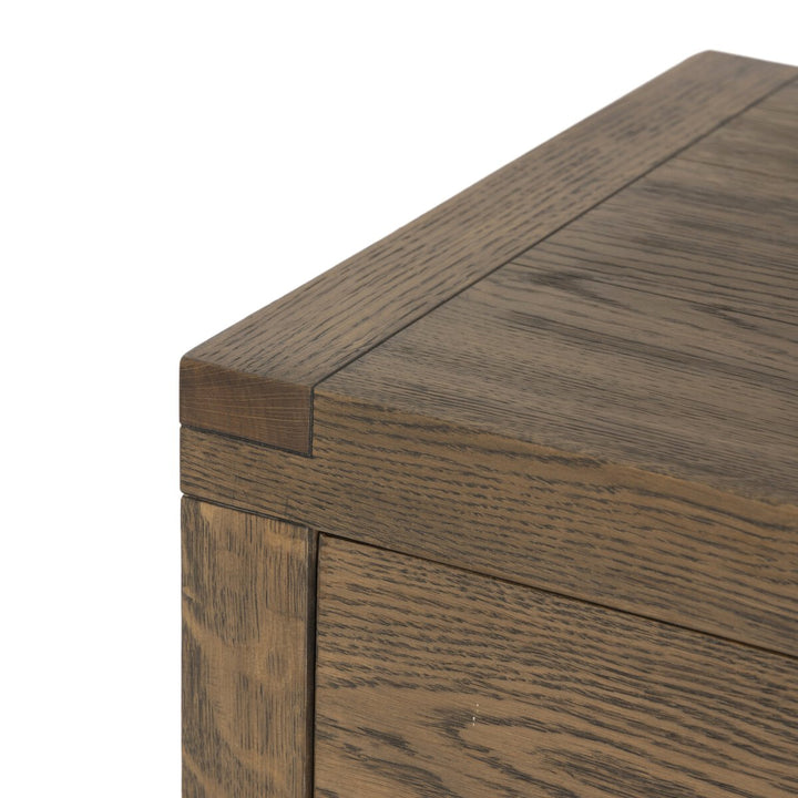 Harvey Nightstand - Worn Oak Veneer