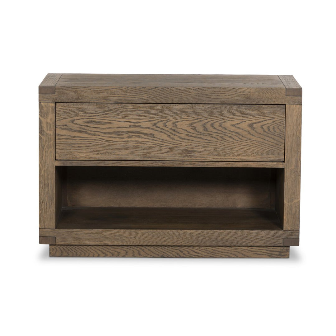 Harvey Nightstand - Worn Oak Veneer