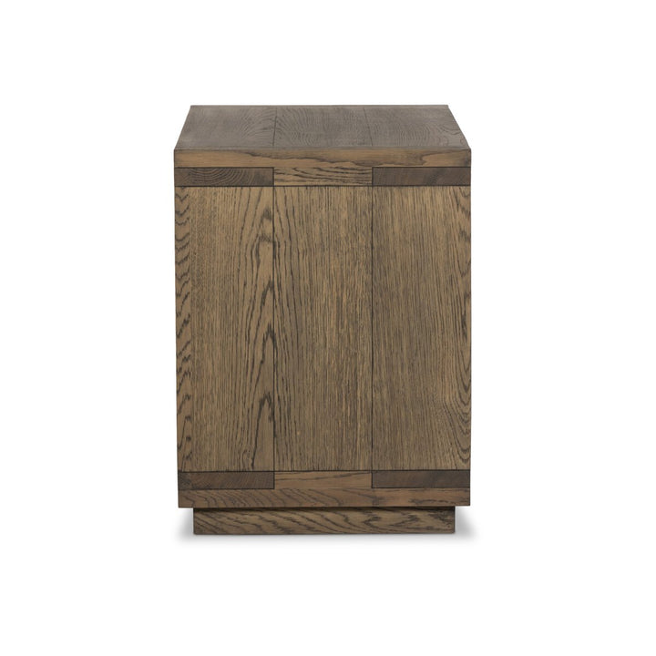 Harvey Nightstand - Worn Oak Veneer