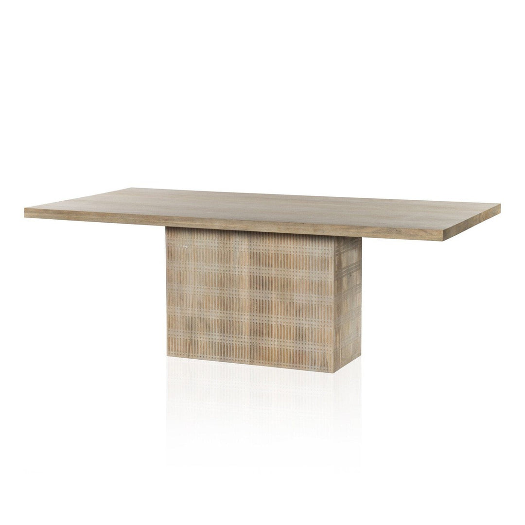 Sutton Dining Table - Light Wash Mango