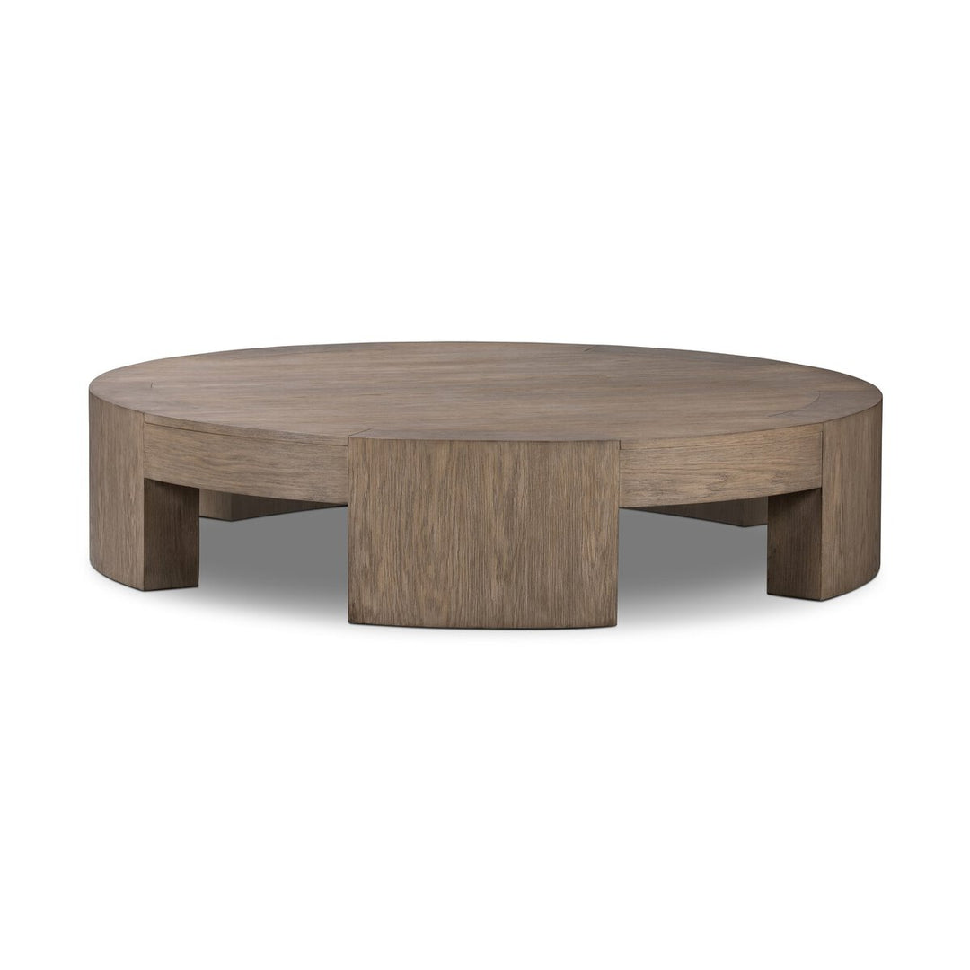 Andy Coffee Table - Warm Natural Flat Oak Veneer - Large