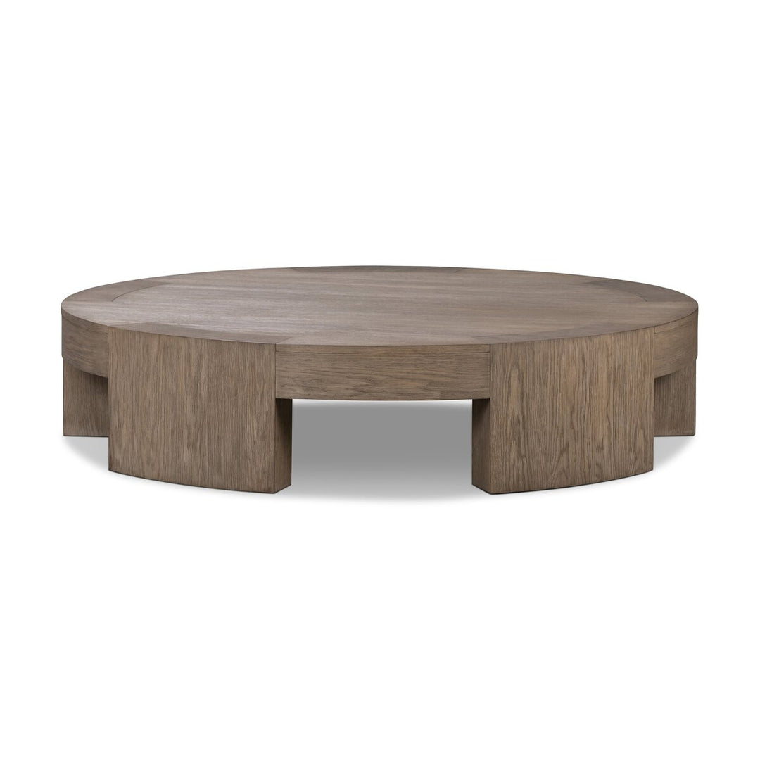 Andy Coffee Table - Warm Natural Flat Oak Veneer - Large