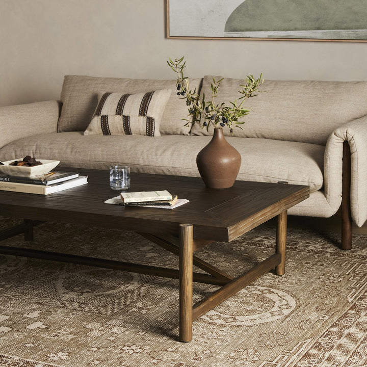 Harper Coffee Table - Sienna Brown Pine