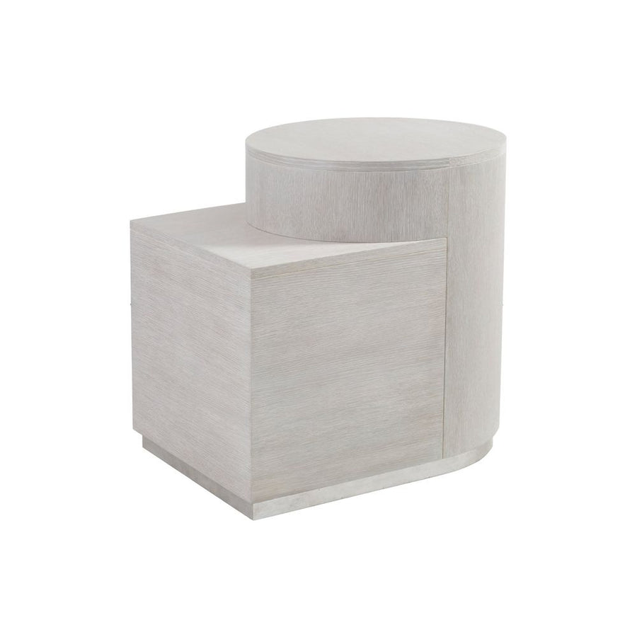 Side Tables Maxwell Split Level End Table - Misty White Gray