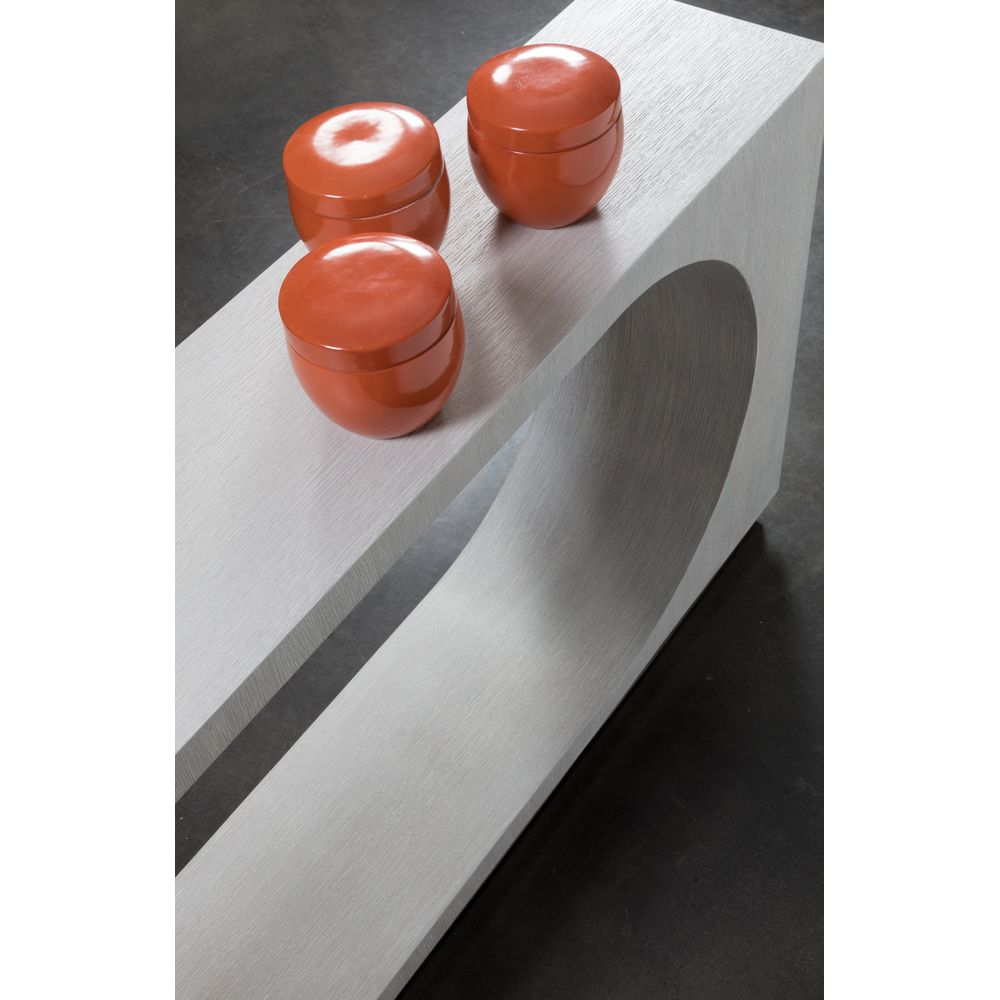 Console Tables Maxwell Sofa Table - Misty White Gray
