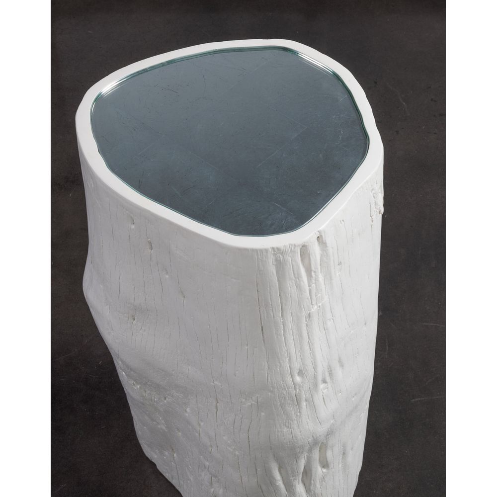 Side Tables Capitola Asymmetric Spot Table - White