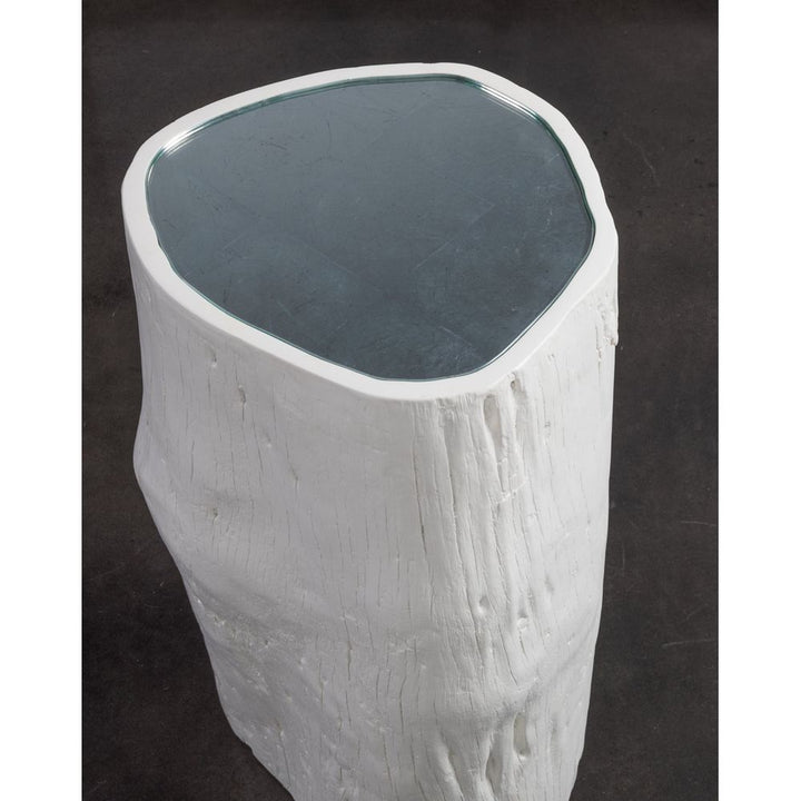 Side Tables Capitola Asymmetric Spot Table - White