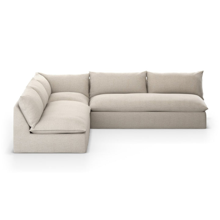 Cole Outdoor 3-Piece Sectional - Faye Sand