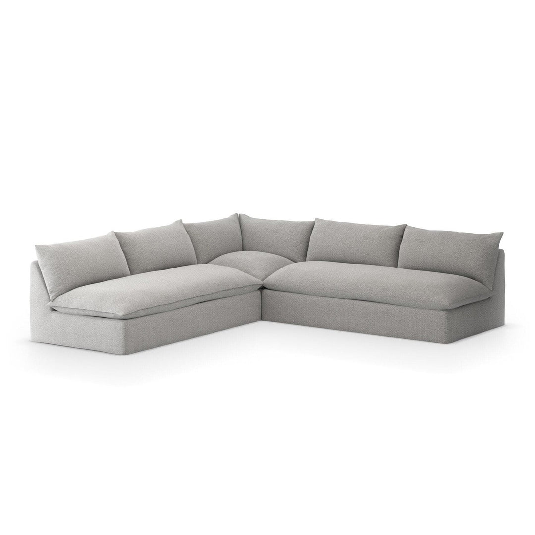 Emerson Outdoor 3-Piece Sectional - Faye Ash