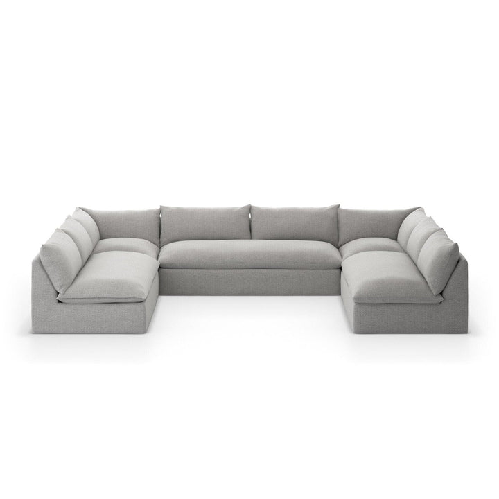 Emerson Outdoor 5-Piece Sectional - Faye Ash