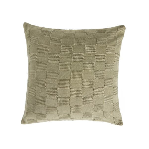 Handwoven Checked Pillow