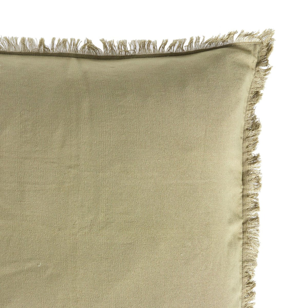 Artisan Eyelash Pillow - Sage Cotton - 22"X22" - Cover Only