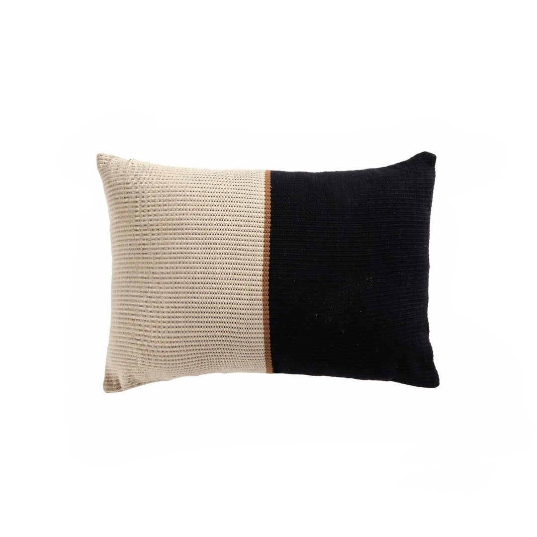 Artisan Merido Pillow - Black - 14"X20" - Cover Only