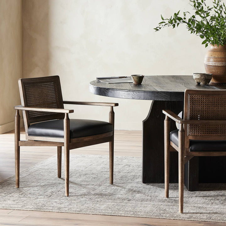 Xander Dining Armchair - Carson Black