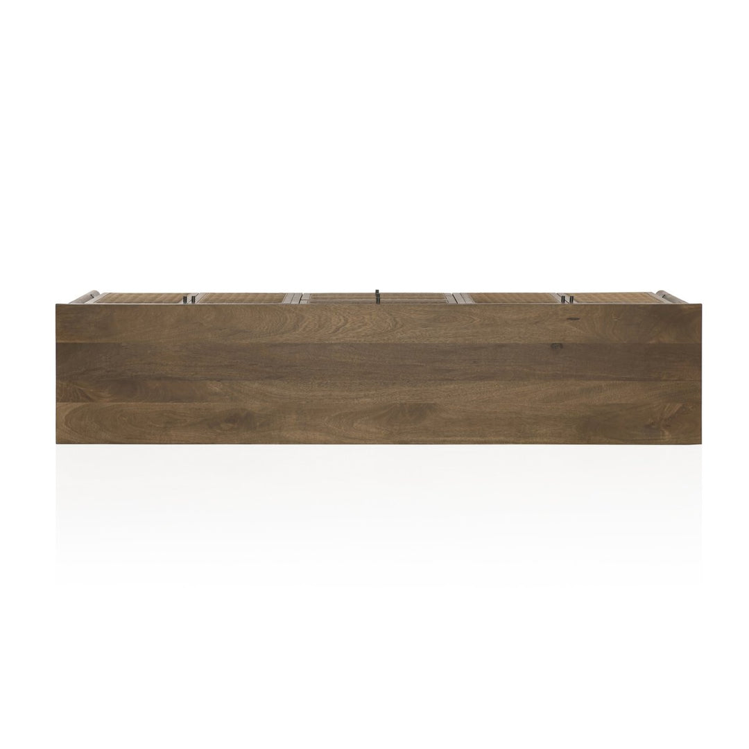 Veda Media Console - Taupe Cane