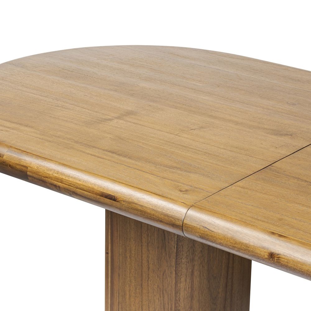 Paden Extension Dining Table - Seasoned Brown Acacia