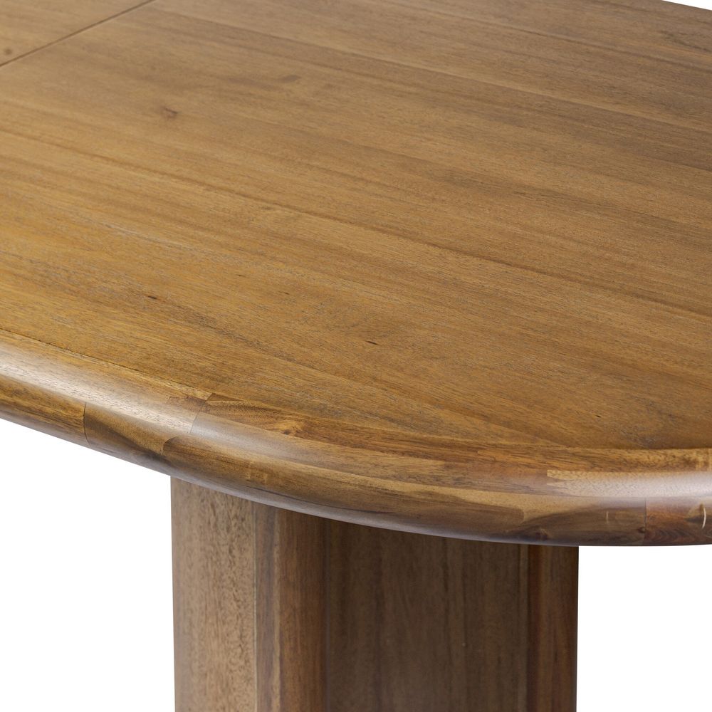 Paden Extension Dining Table - Seasoned Brown Acacia