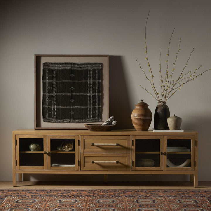 Hamilton Media Console - Light Oak