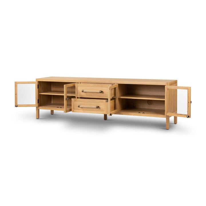 Hamilton Media Console - Light Oak