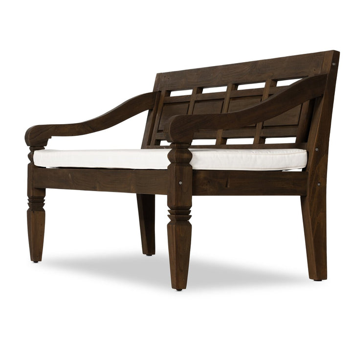 Niles Outdoor Bench - W/ Cushion