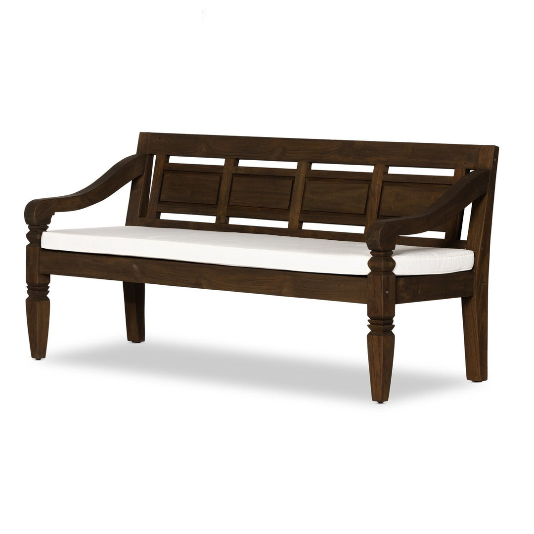 Niles Outdoor Bench - W/ Cushion