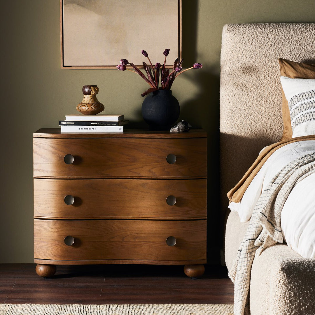 Santiago Nightstand - Toasted Oak