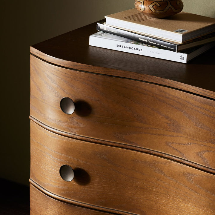 Santiago Nightstand - Toasted Oak