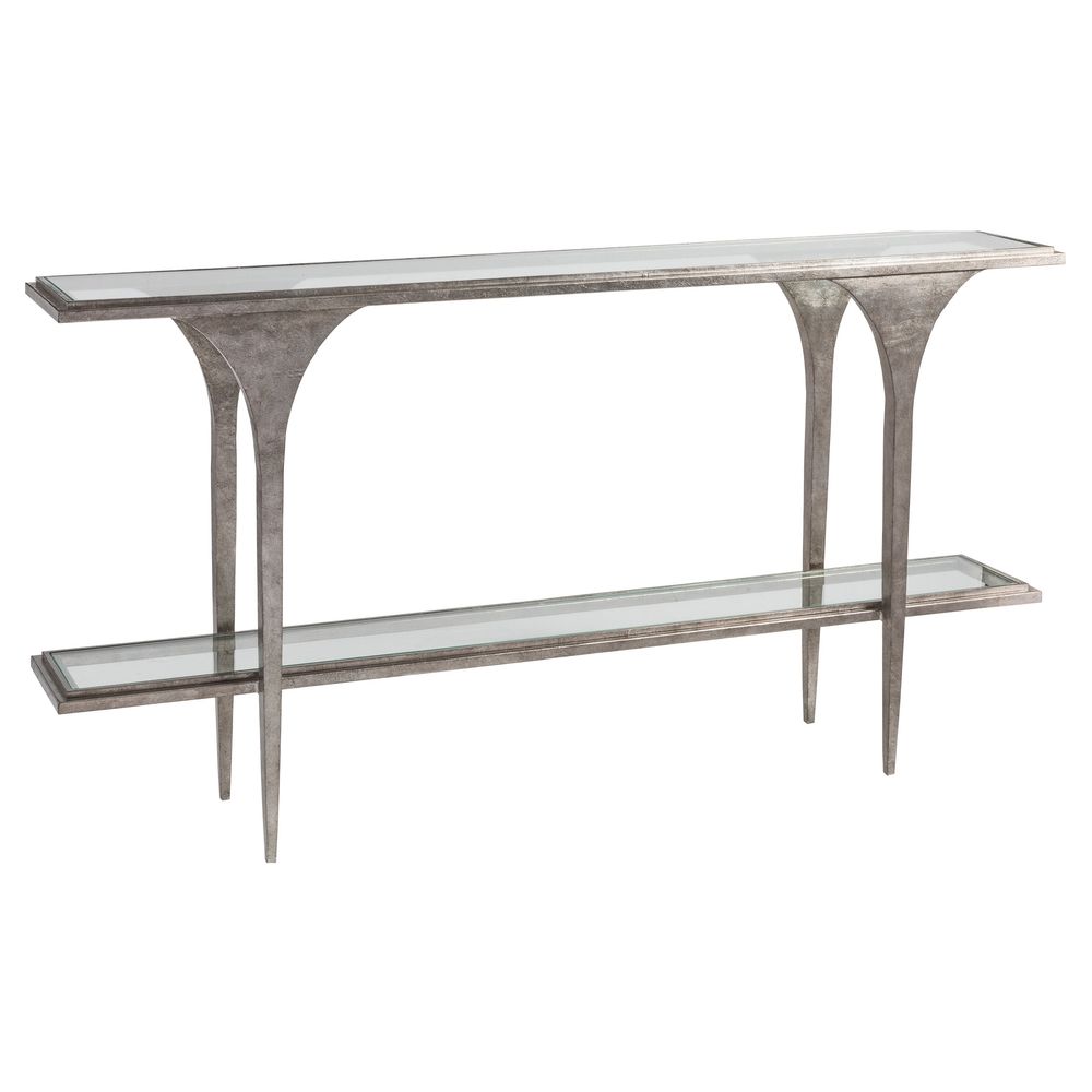 Console Tables Porto Silver Console - Silver Leaf