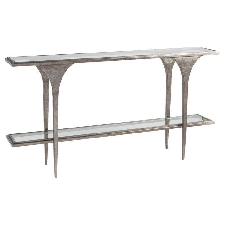 Console Tables Porto Silver Console - Silver Leaf