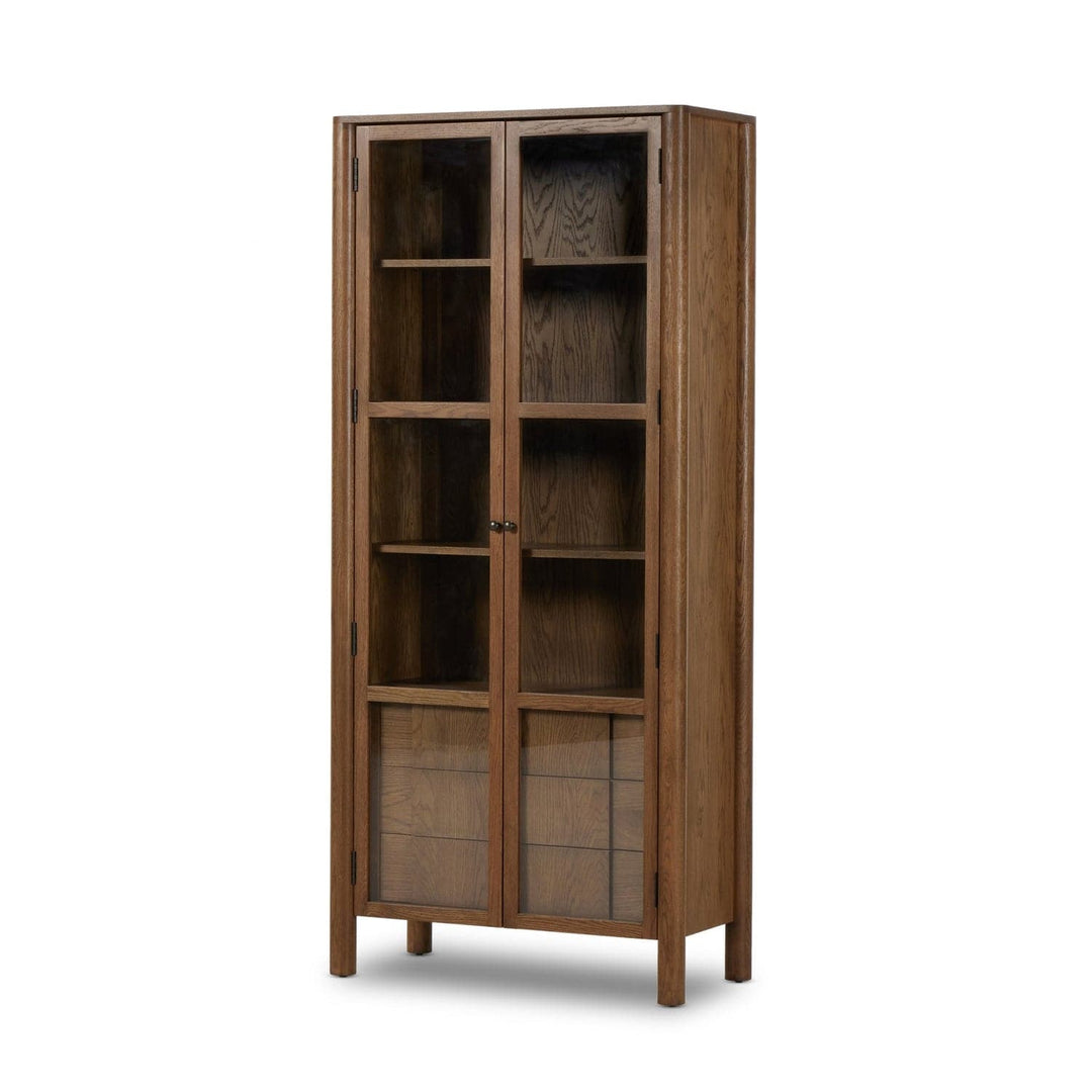 Pollard Cabinet-Four Hands-FH-236021-002-Bookcases & CabinetsTan Oak-3-France and Son