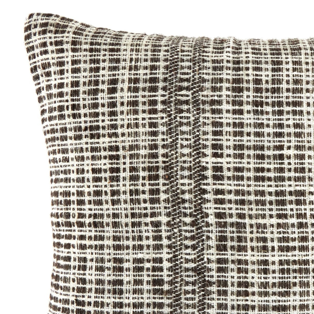 Mira Woven Pillow - Stripe Woven Pillow - Cover + Insert