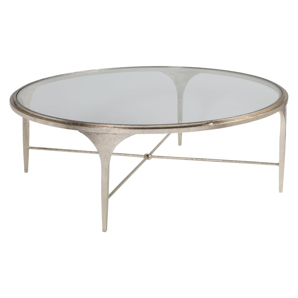 Coffee Tables Porto Champagne Round Cocktail Table - Champagne