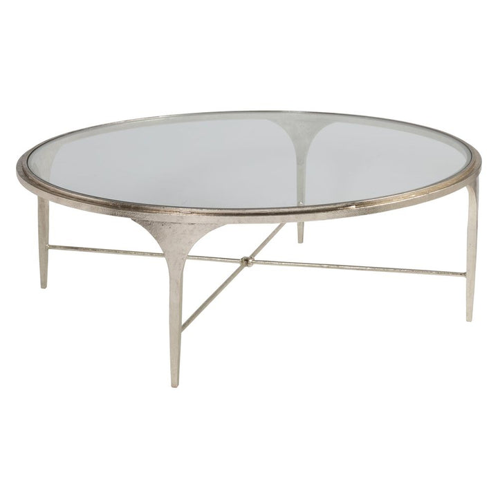 Coffee Tables Porto Champagne Round Cocktail Table - Champagne