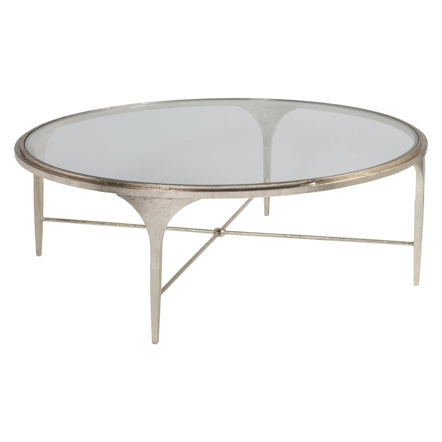 Coffee Tables Porto Champagne Round Cocktail Table - Champagne