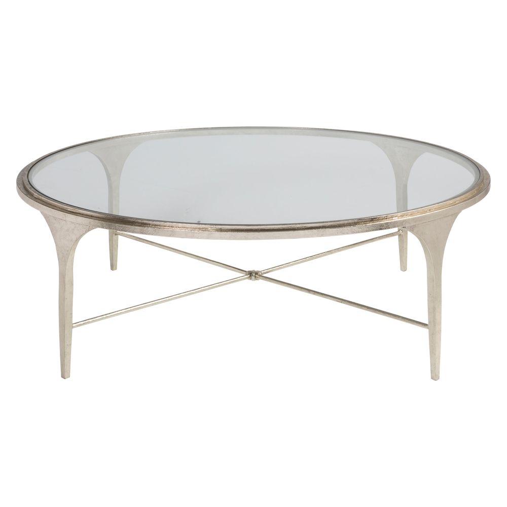 Coffee Tables Porto Champagne Round Cocktail Table - Champagne