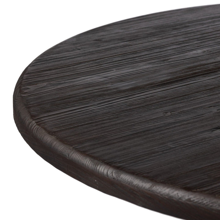 Hudson Round Dining Table - Burnt Pine