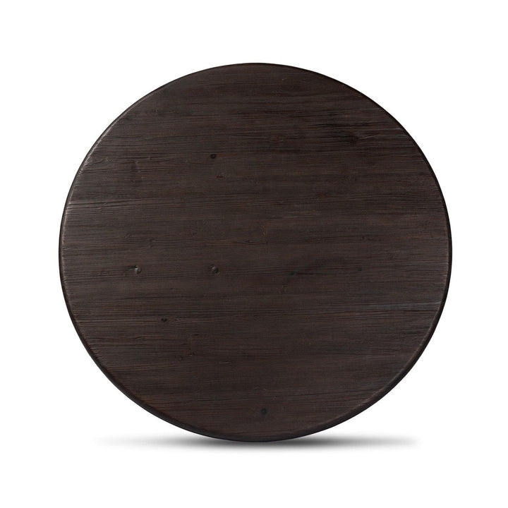 Hudson Round Dining Table - Burnt Pine