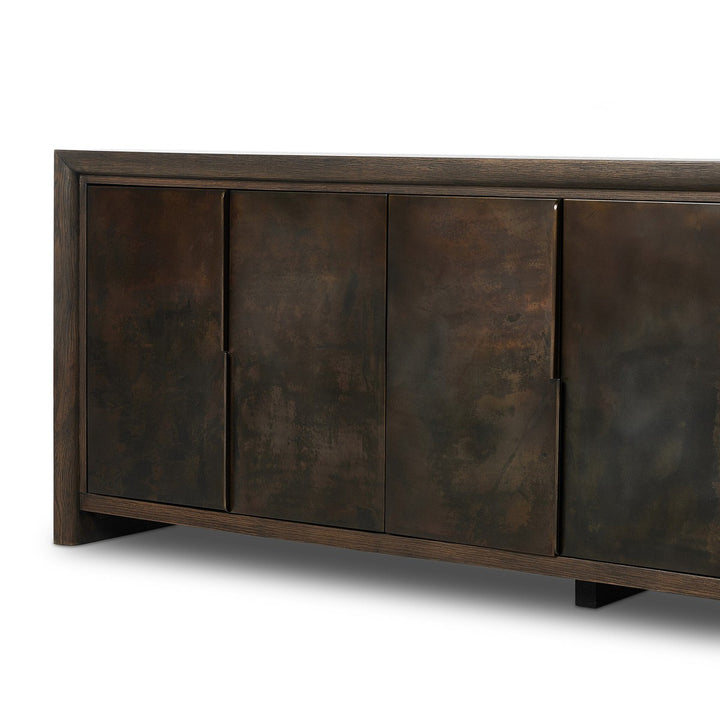 Anderson 6 Door Sideboard - Espresso Oak - Dark Brown