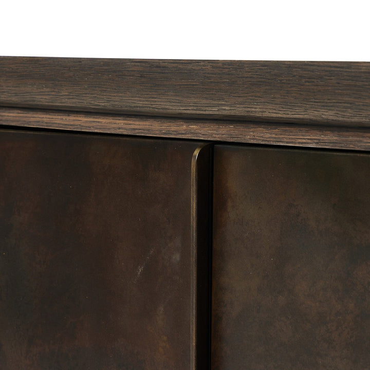 Anderson 6 Door Sideboard - Espresso Oak - Dark Brown