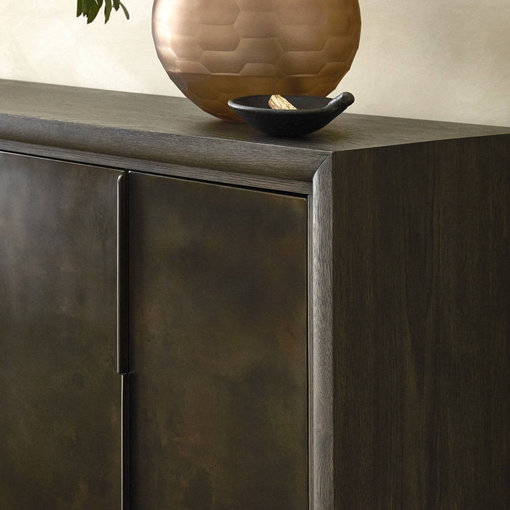 Anderson 6 Door Sideboard - Espresso Oak - Dark Brown